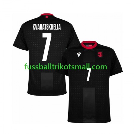 Fußballtrikots Georgia Kvaratskhelia 7 EURO 2024 Kurzarm Auswärts-trikot kaufen